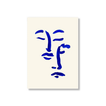 Affiche Blue Faces