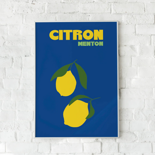 Affiche Citron Menton