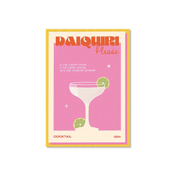 Affiche Cocktail | Daiquiri