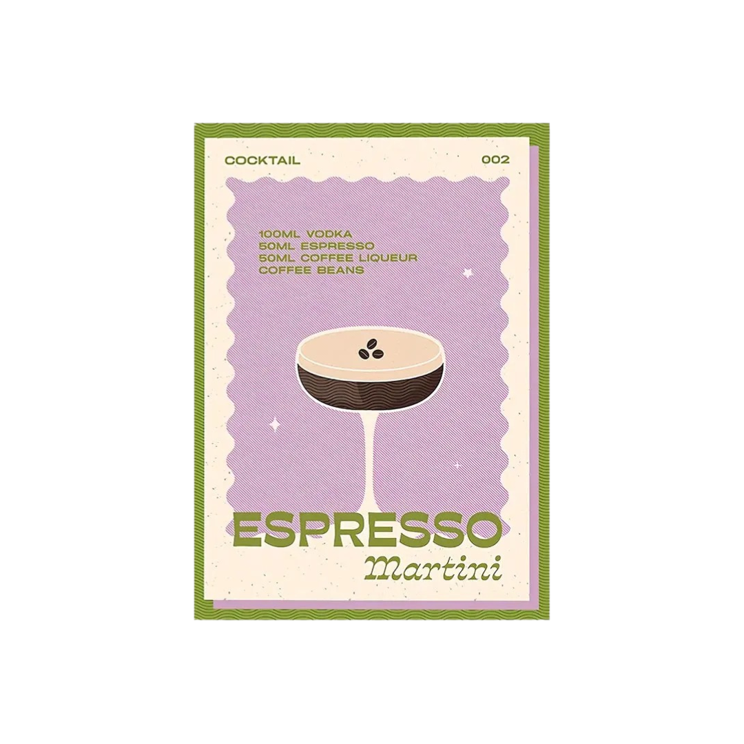 Affiche Cocktail | Espresso Martini