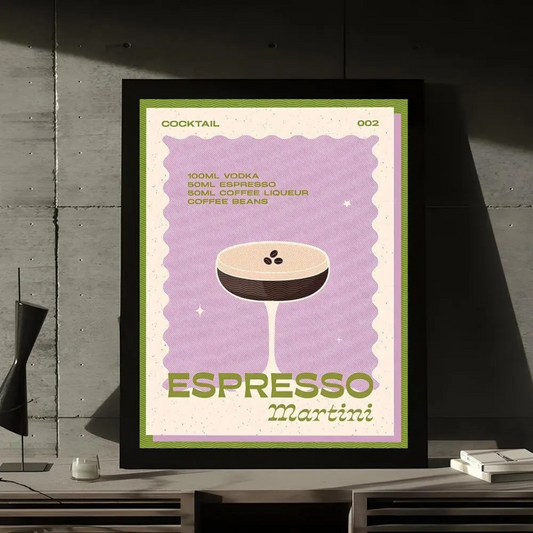 Affiche Cocktail | Espresso Martini