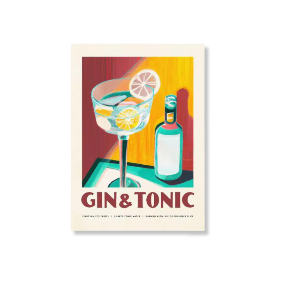 Affiche Gin Tonic