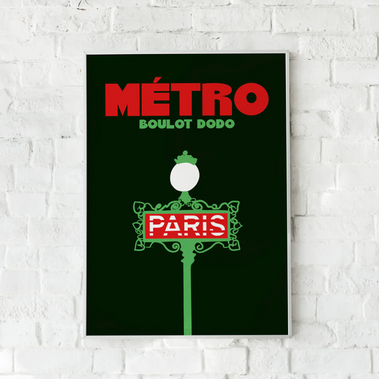 Affiche Métro Boulot Dodo