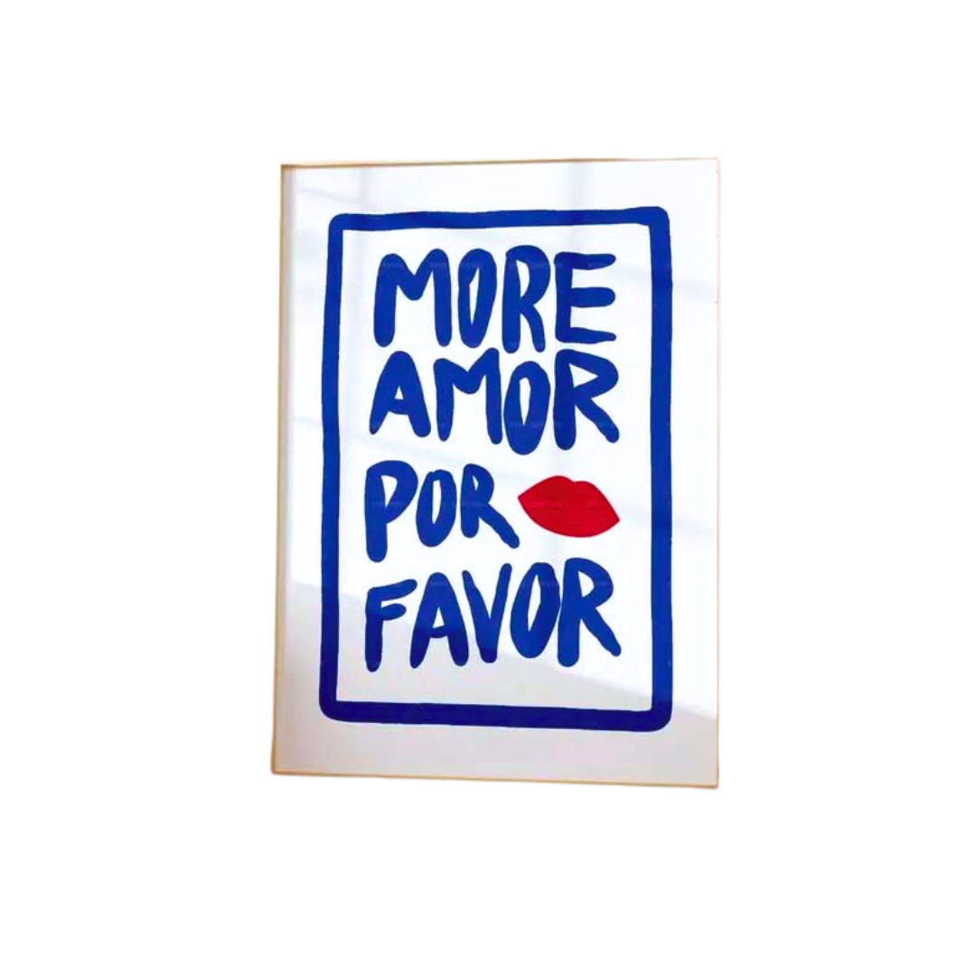 Affiche More Amor Blue