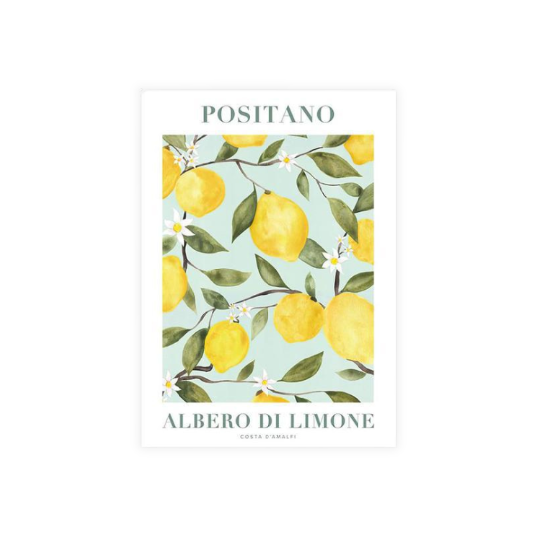 Affiche Positano - Citrons