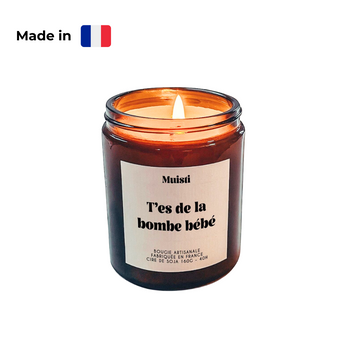 Bougie Parfumée T'es de la bombe bébé