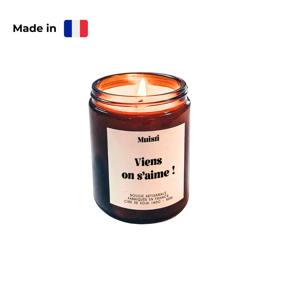 Bougie Parfumée Viens On s'Aime