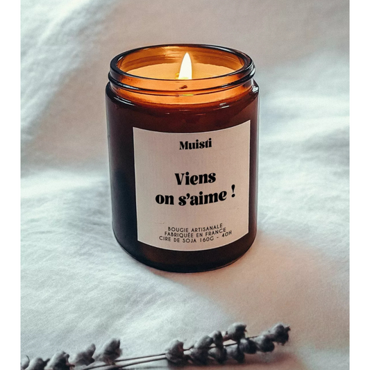 Bougie Parfumée Viens On s'Aime