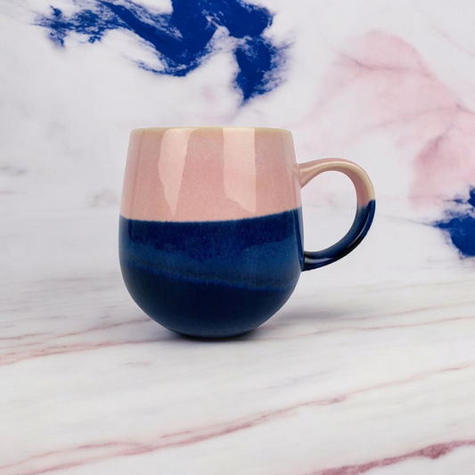 Mug Sintra en Céramique｜Rose & Navy