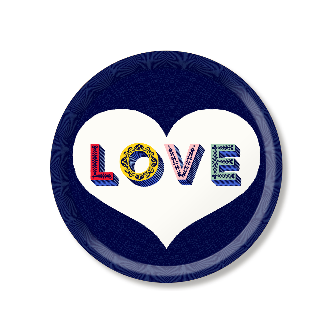 Plateau Love | Coloré XL