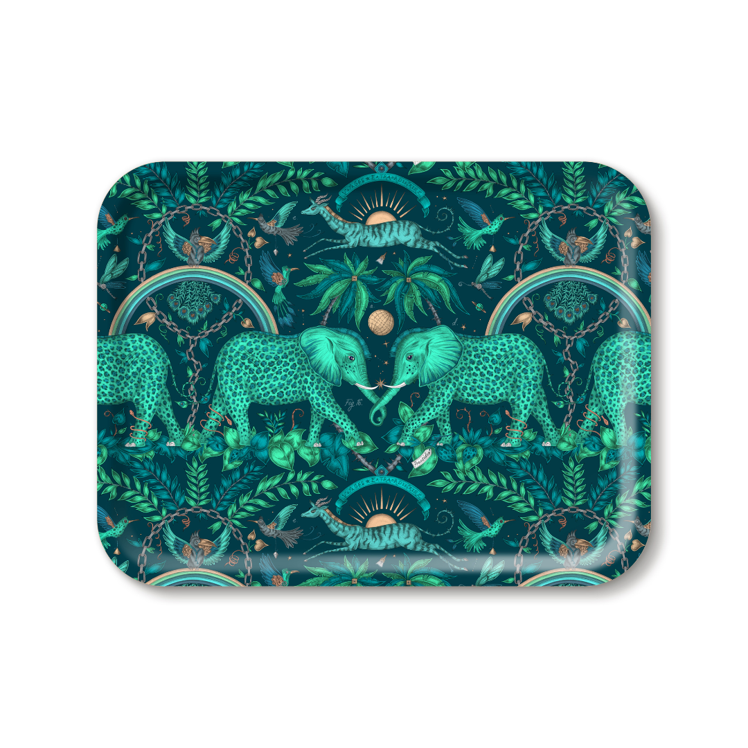 Plateau Zambezi Rectangle | Bleu