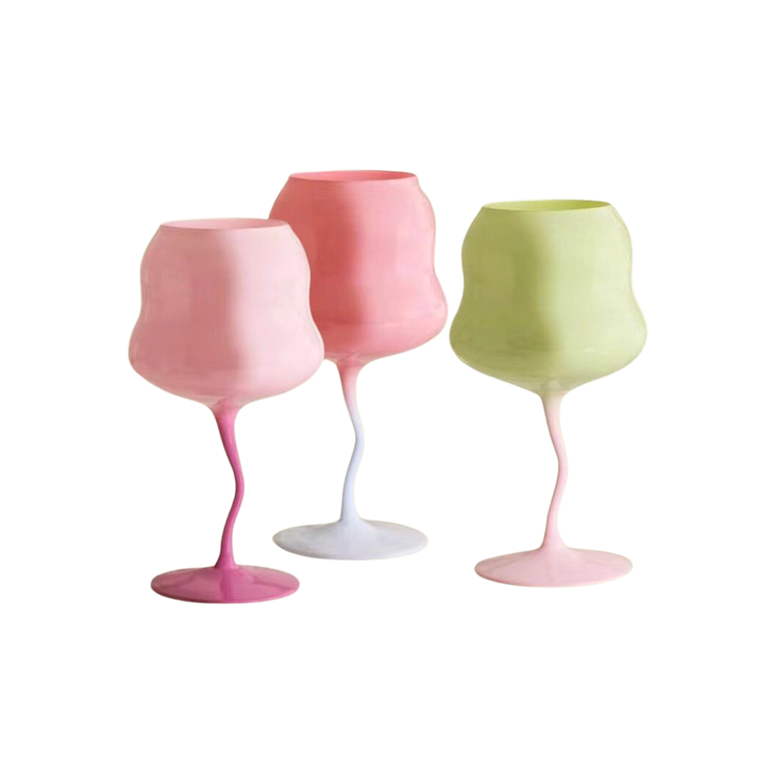 Set Verres colorés, 3 pièces