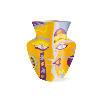 Décoration Vase Papier Claire Johnson | Jaune