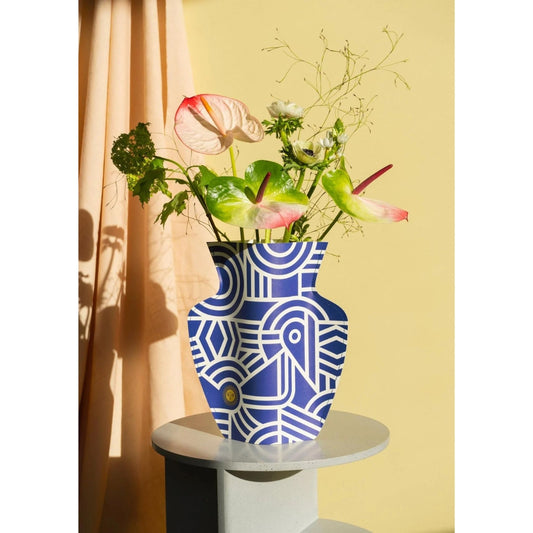 Décoration Vase Papier Greco | Bleu